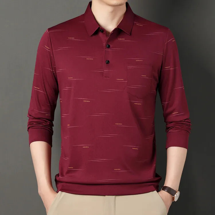 Camisa Polo Comprida Steel