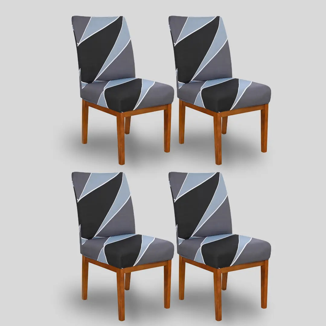 Kit 4 Capa Cadeira Geo Urbana - Oferta Cross