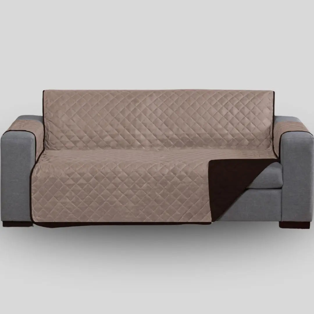 Protetor Sofá Caqui-Tabaco - Oferta Cross