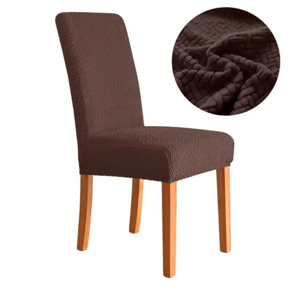 Capa Protetora Cadeira Jacquard - Tabaco