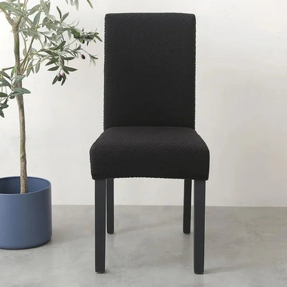 Capa Protetora Cadeira Jacquard - Preto