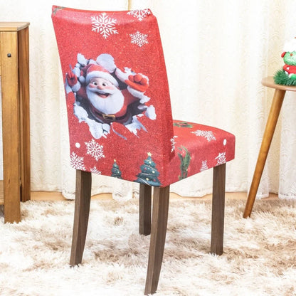 Capa de Cadeira de Natal  - Bom Noel