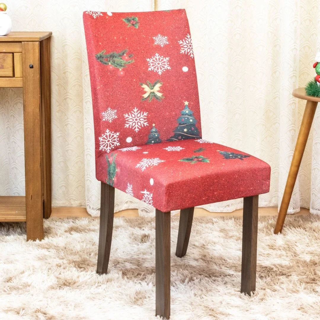 Capa de Cadeira de Natal  - Bom Noel