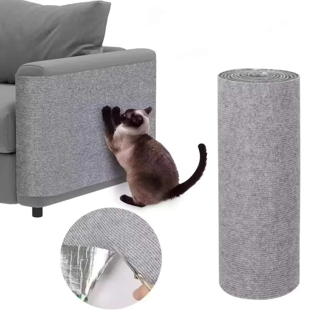 Arranhador Adesivo de Sofá, Cama e Parede Multi Fix - Cinza