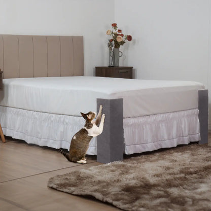 Arranhador MDF Cama Box para Gatos Kit 2 - Cinza