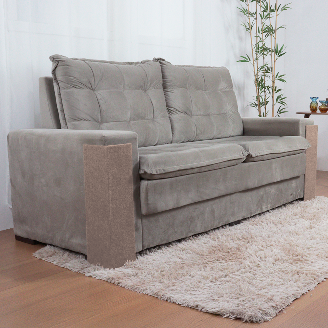 Arranhador Gato Protetor de Sofá Kit 2 - Bege