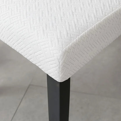 Capa Protetora Cadeira Jacquard - Branco