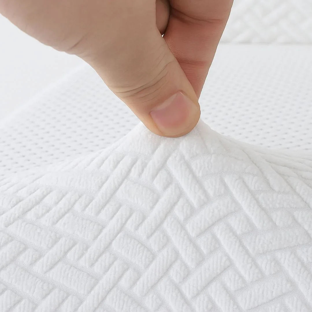 Capa Protetora Cadeira Jacquard - Branco