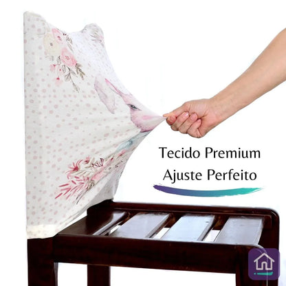 Capa para Encosto de Cadeira - Coelhinho