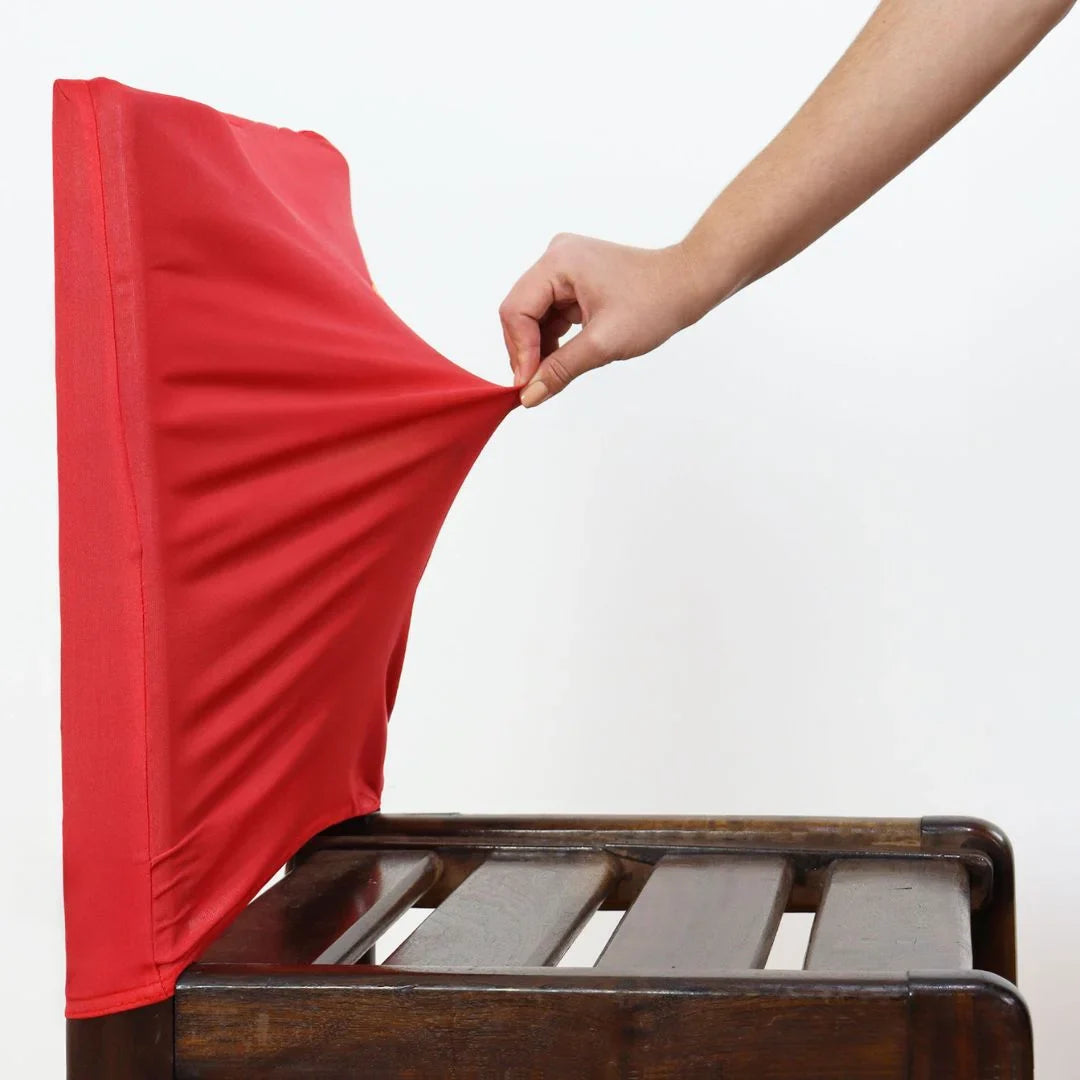 Capa de Encosto de Cadeira - Vermelha