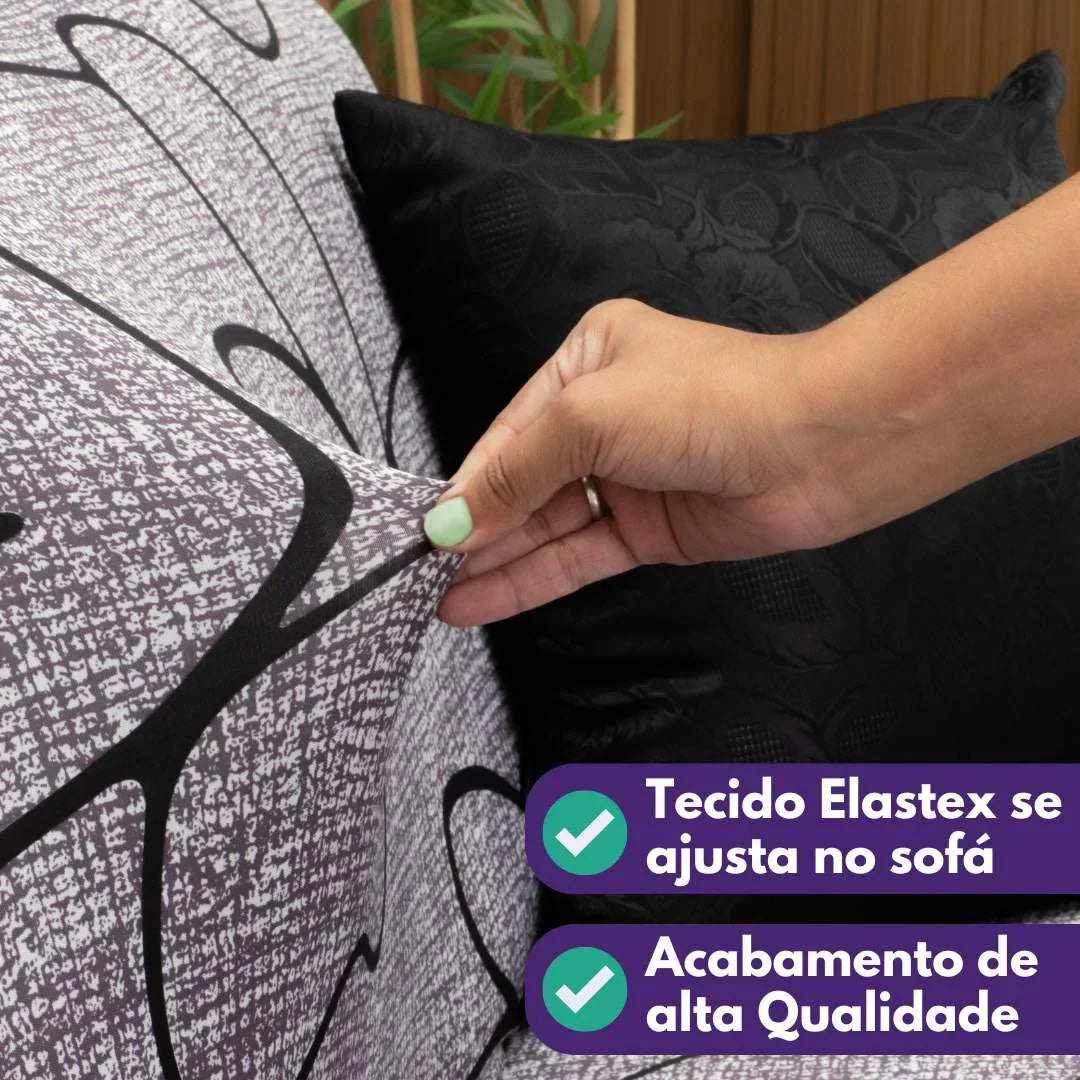 Capa de Sofá Elastex - Florata