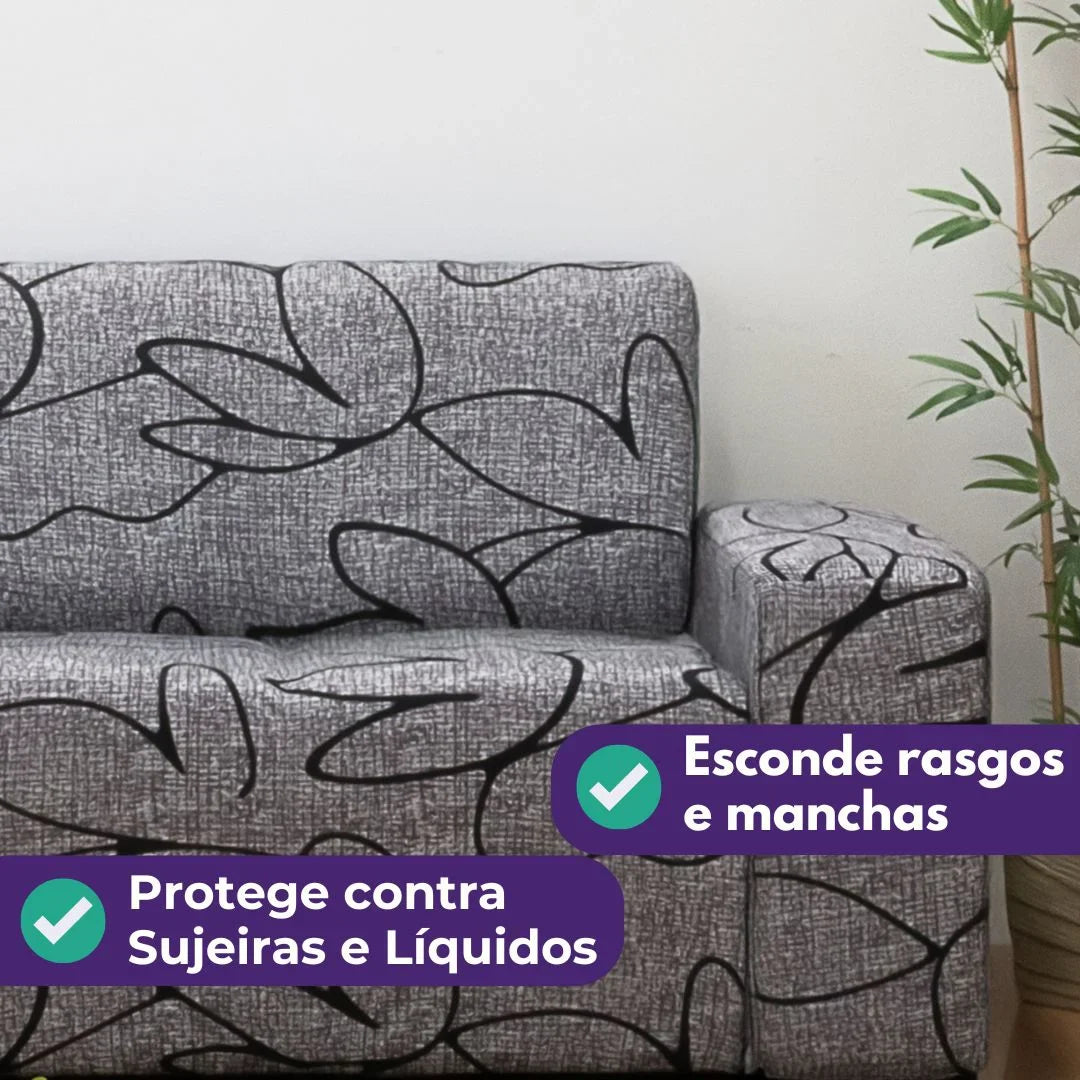 Capa de Sofá Elastex - Florata