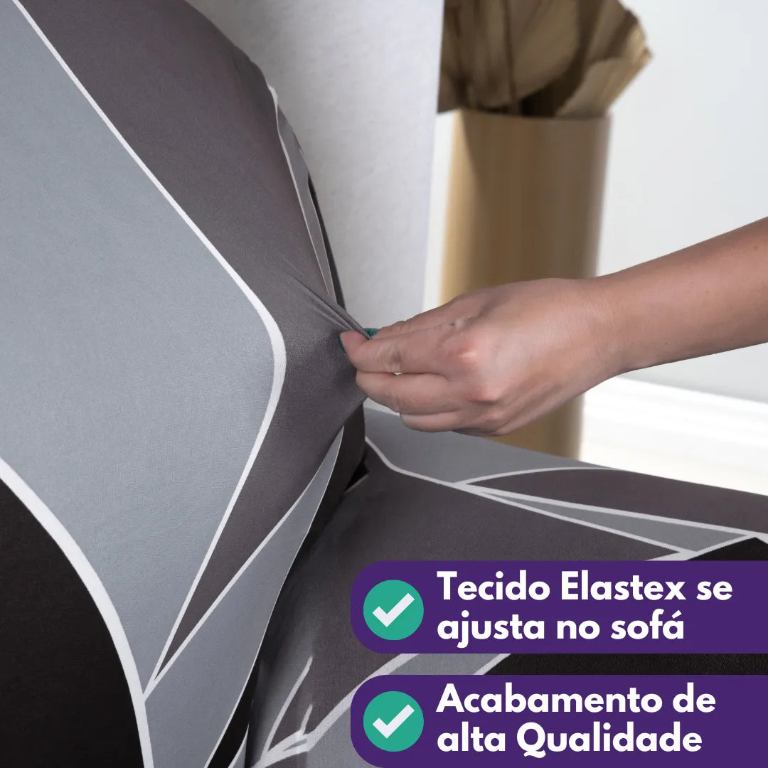 Capa de Sofá Elastex - Geo Urbana