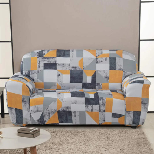 Capa de Sofá Elastex - Mármore Cinza