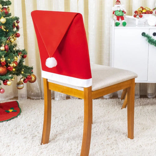 Capa Encosto Cadeira Natal Elastex - Gorro Noel