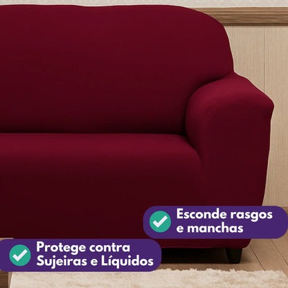 Capa de Sofá Elastex - Marsala
