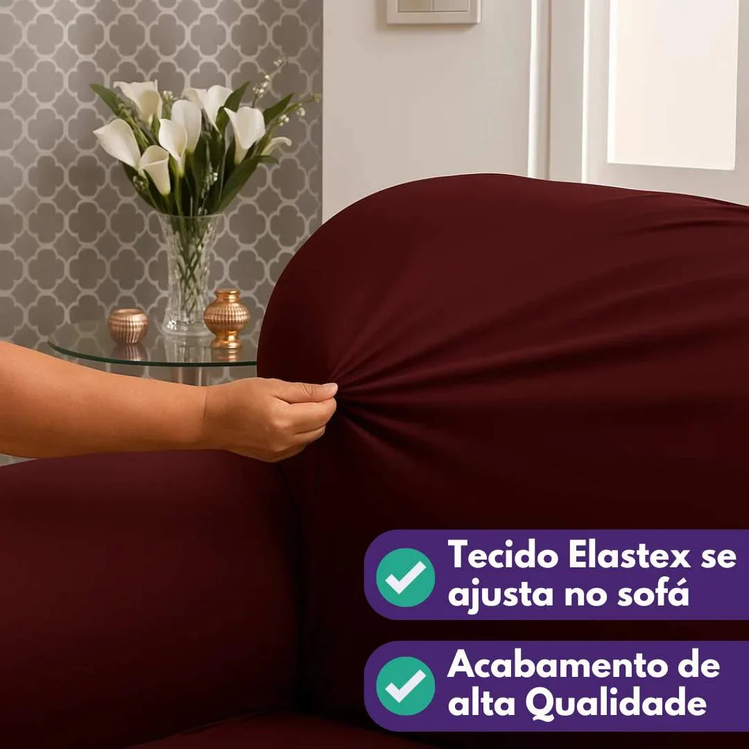 Capa de Sofá Elastex - Marsala