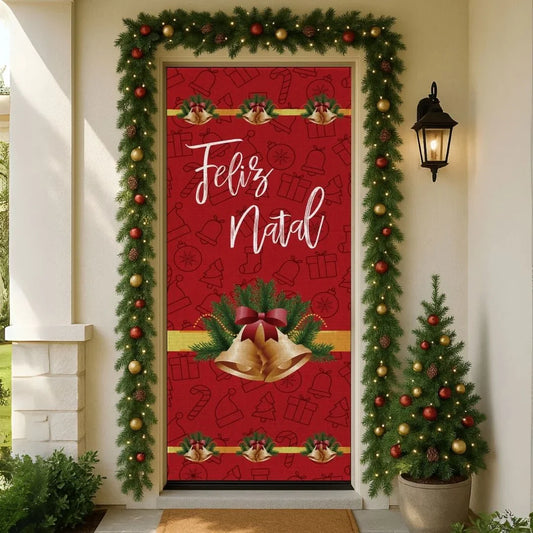 Capa Para Porta Natal - Sinos