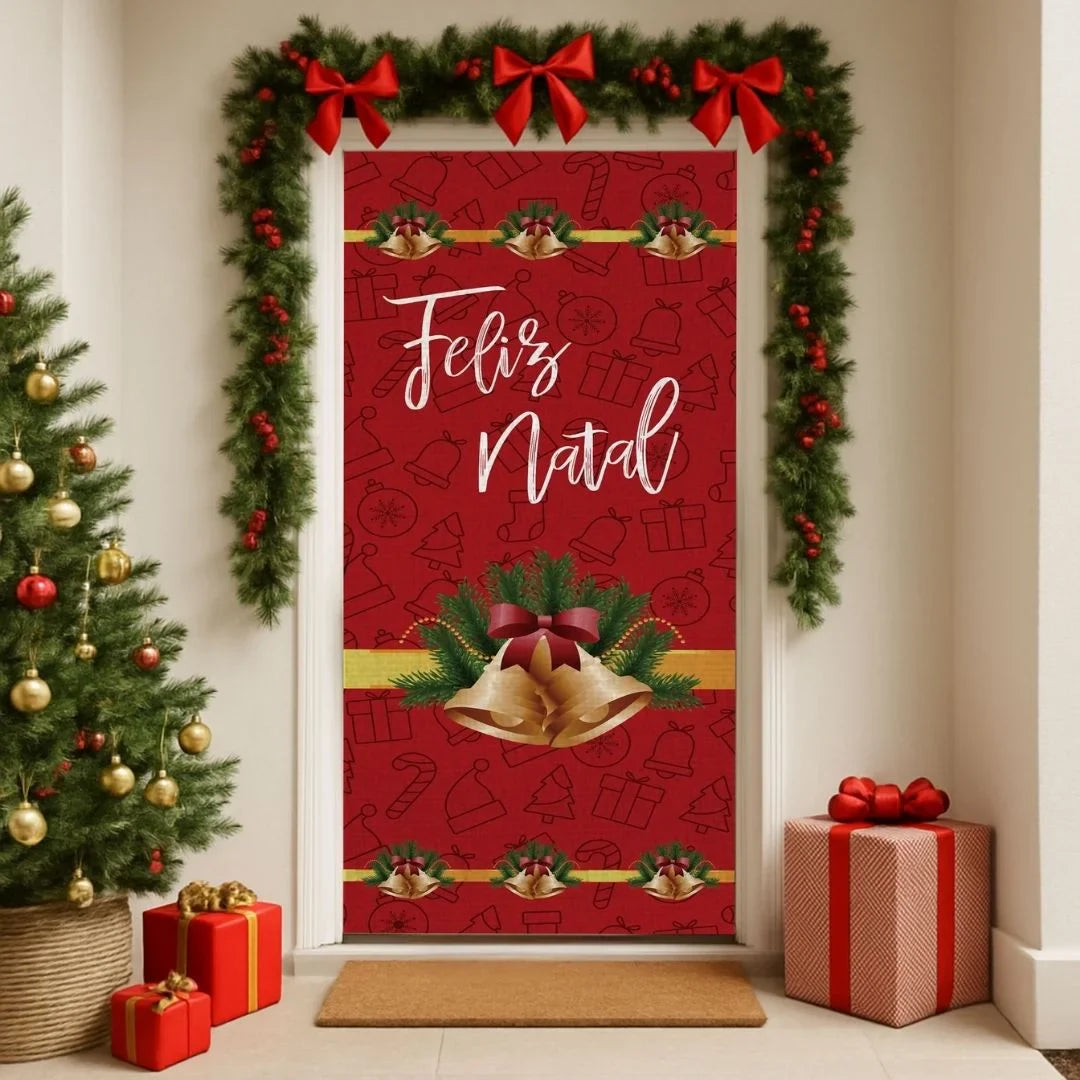 Capa Para Porta Natal - Sinos