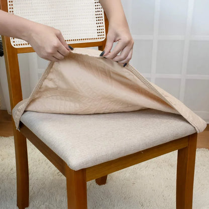 Capa Assento Cadeira Arranhão Gato Acolchoada - Avelã