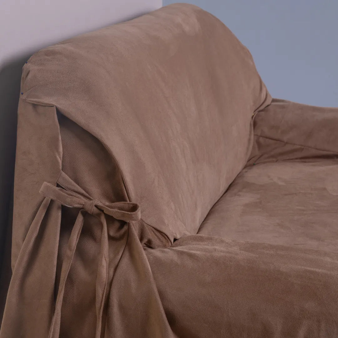 Capa de Sofá Anti Arranhão - Caramelo