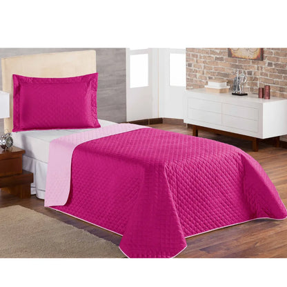 Cobre Leito Luxo Pati Rosa e Pink - Solteiro