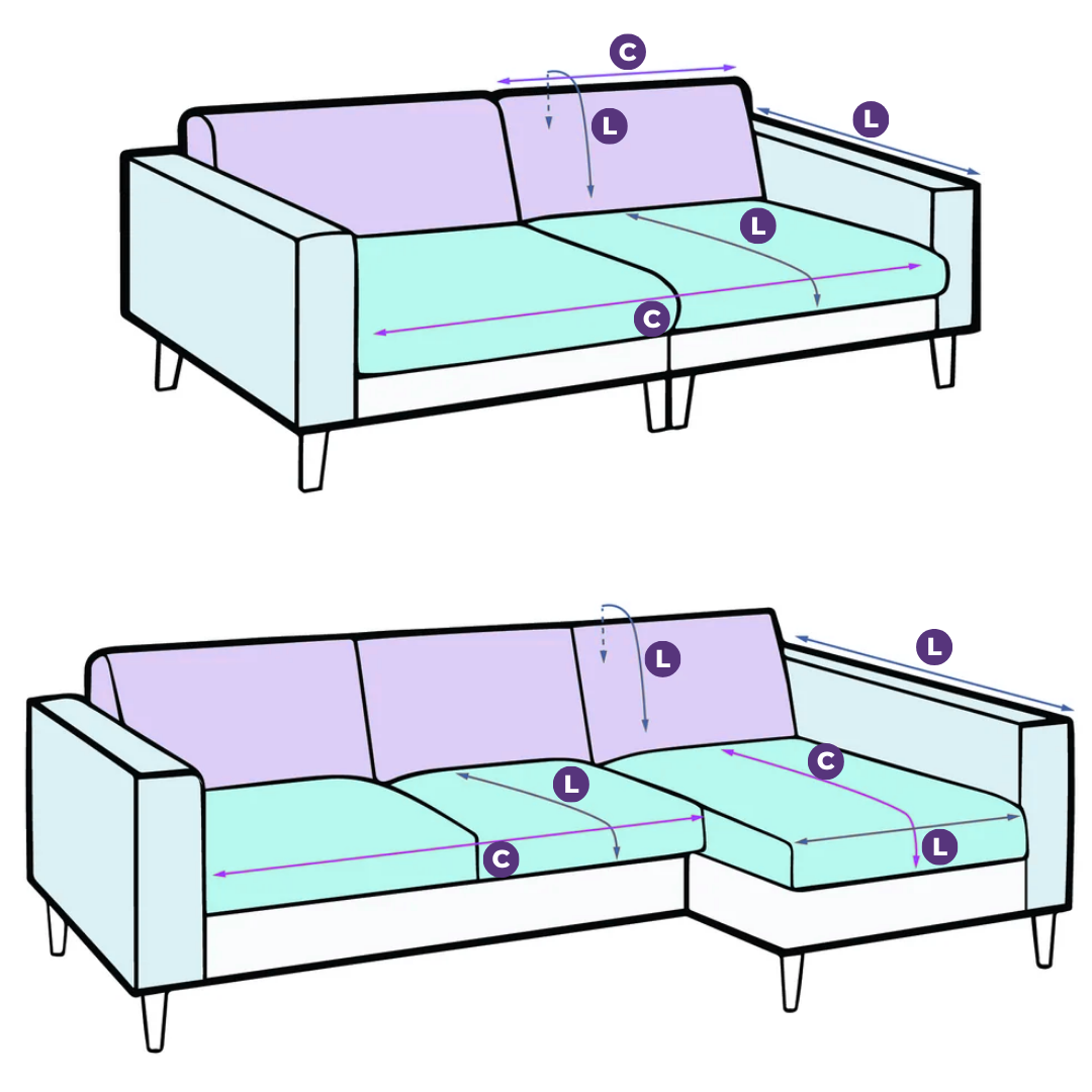 Capa Protetora Para Sofá Soft Essence - Cappuccino