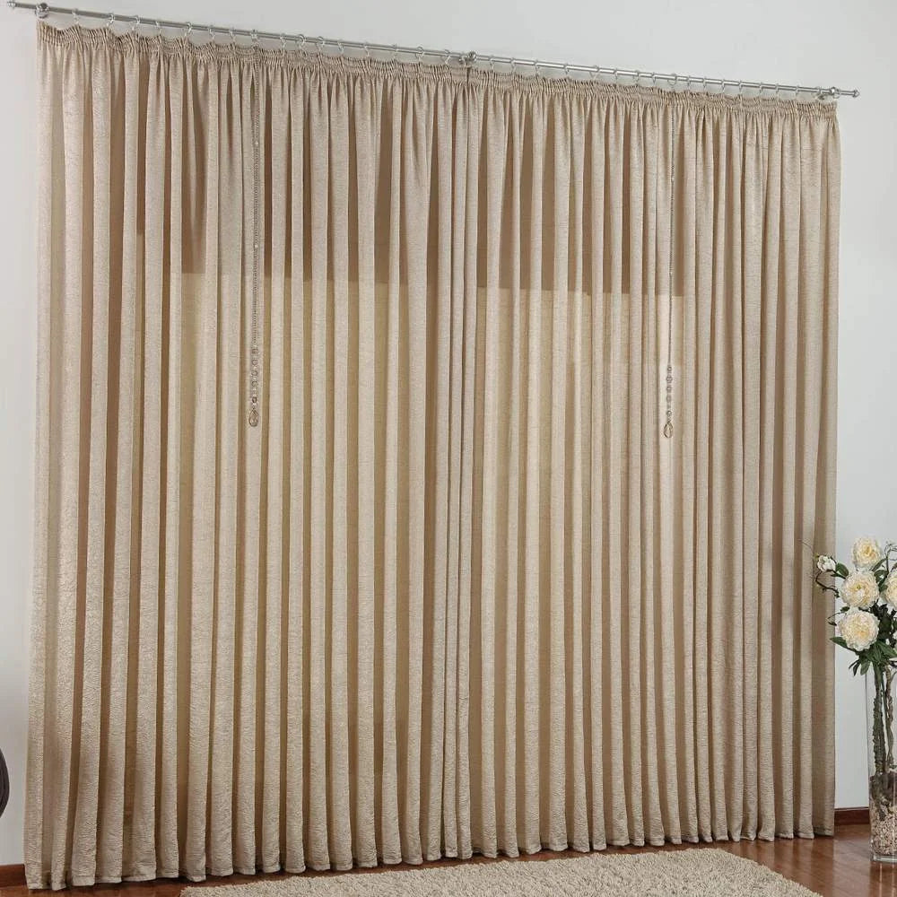 Cortina Seda Amassada c/ Pedraria