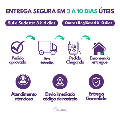 Capa de sofá Elasticada Elegance - Cinza