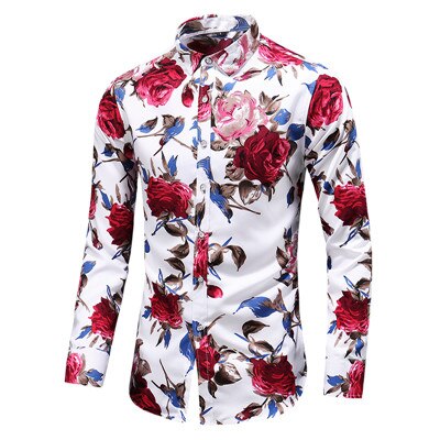 Camisa Social Floral
