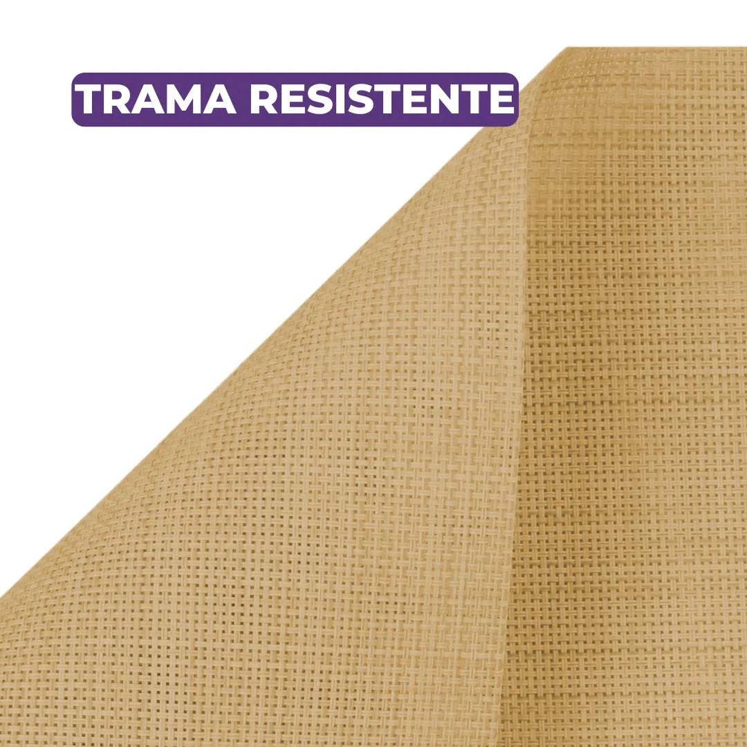 Jogo Americano Retangular Dupla Face Impermeável -  Dourado