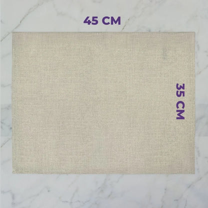 Jogo Americano Tecido Impermeável - Bege