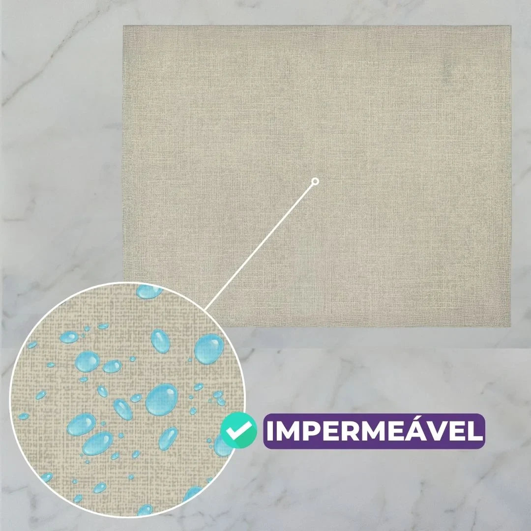 Jogo Americano Tecido Impermeável - Bege
