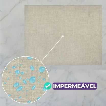 Jogo Americano Tecido Impermeável - Bege