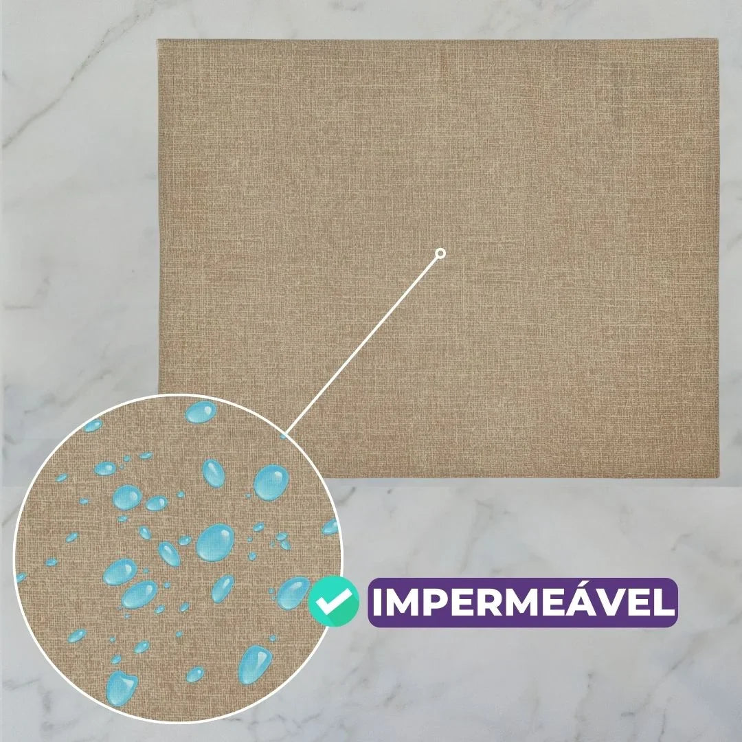 Jogo Americano Tecido Impermeável - Linho