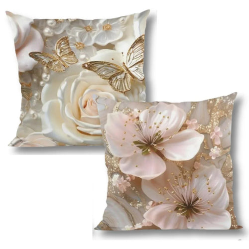 Kit 2 Capas de Almofadas Modern Print - Borboleta