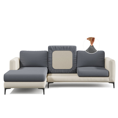 Capa de Sofá de Canto Classic Jacquard - Cinza Escuro