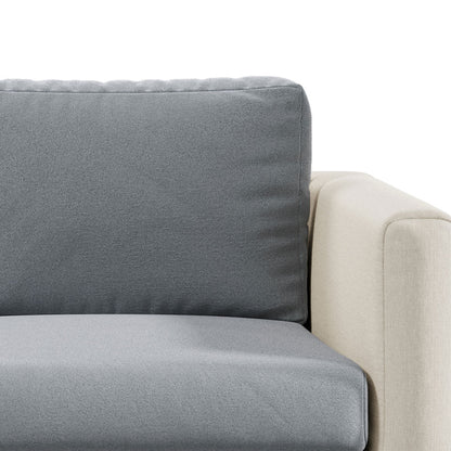 Capa de Sofá de Canto Modern Suede - Cinza