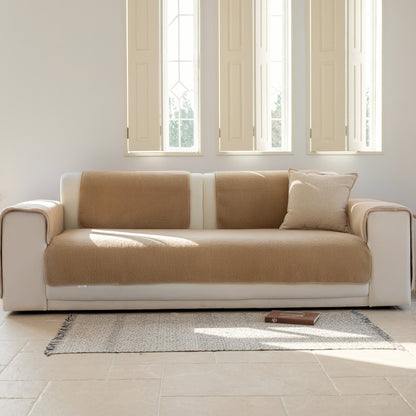 Capa Protetora Para Sofá Soft Essence - Cappuccino