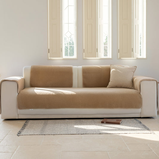 Capa Protetora Para Sofá Soft Essence - Cappuccino