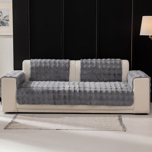 Capa Protetora Para Sofá Comfy - Cinza Escuro