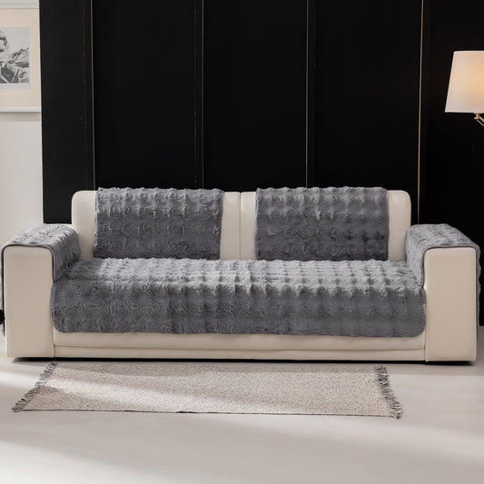 Capa Protetora Para Sofá Comfy - Cinza Escuro