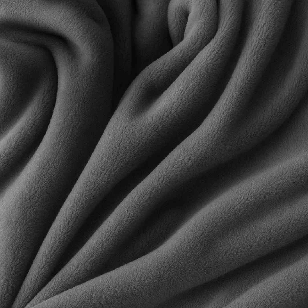 Manta Soft Microfibra Chumbo - Vários Tamanhos