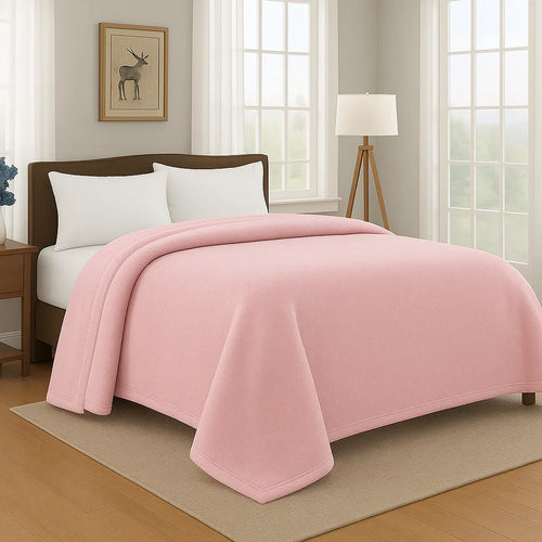 Manta Soft Microfibra Rosa - Vários Tamanhos