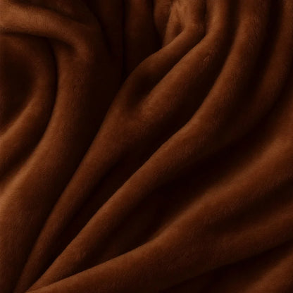 Manta Soft Microfibra Tabaco - Vários Tamanhos