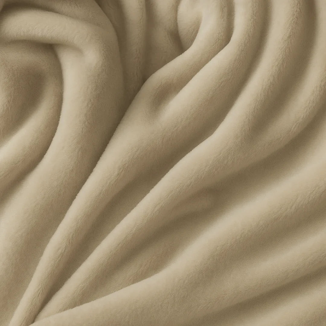 Manta Soft Microfibra Caqui - Vários Tamanhos