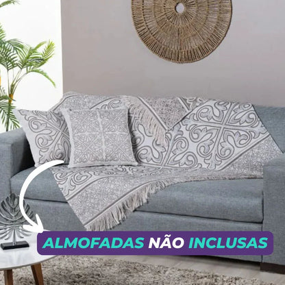 Manta para Sofá Grécia - Caqui