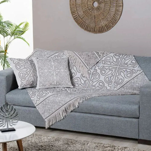 Manta para Sofá Grécia - Caqui