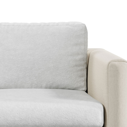 Capa de Sofá de Canto Elegance - Cinza Claro