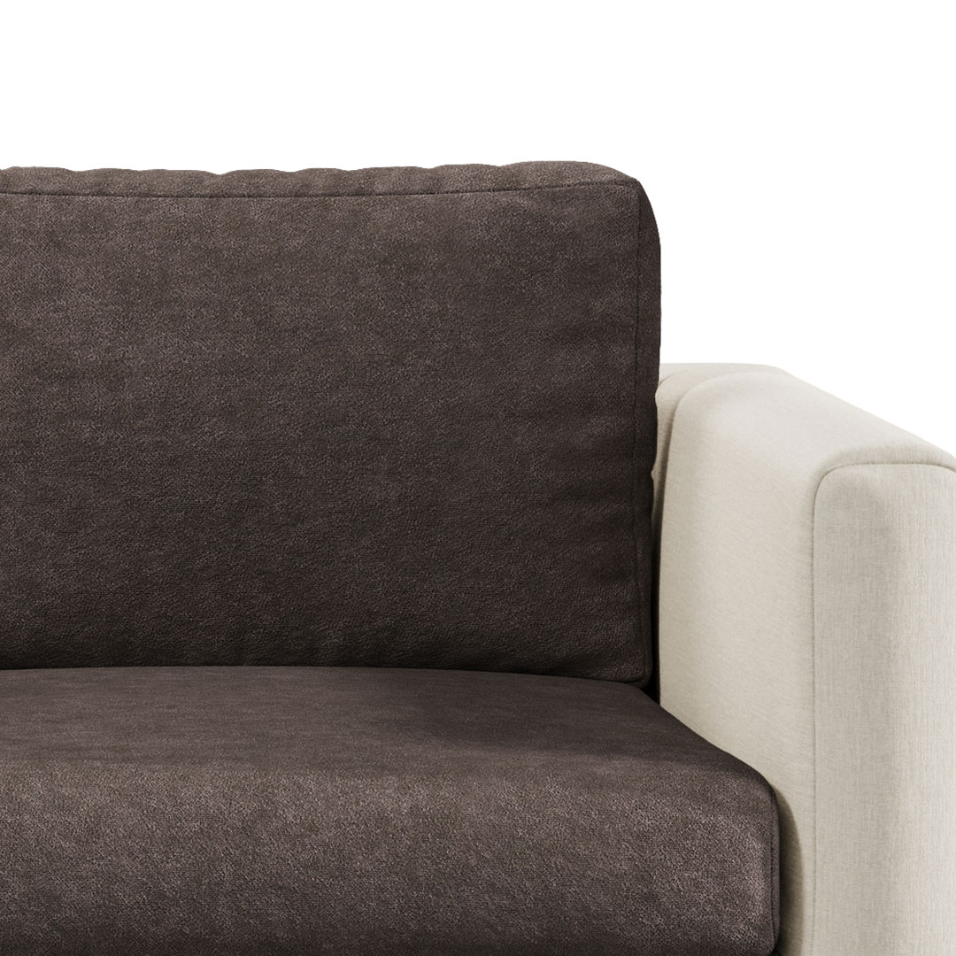 Capa de Sofá de Canto Elegance - Expresso